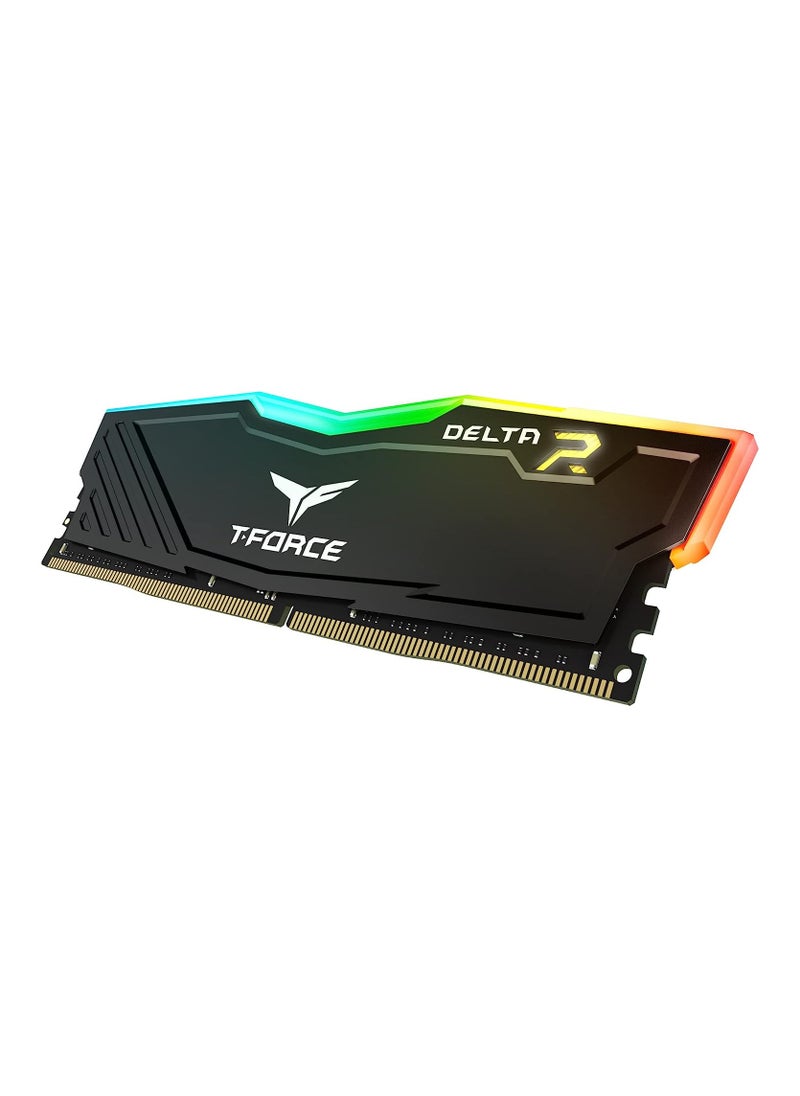 TeamGroup - TEAMGROUP Team T-Force Delta RGB DDR4 Gaming Memory, 2 x 8 GB, 3600 Mhz, 288 Pin DIMM, Black - Image 1