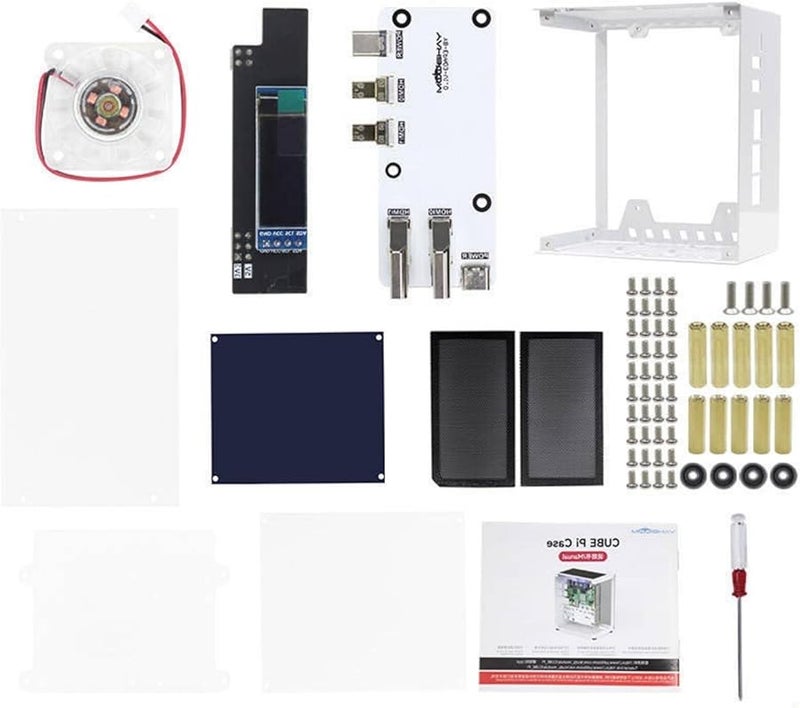 Basic Version NVMe SSD PCIe Metal Case with Tower Cooler and OLED Display for PC - Image 1