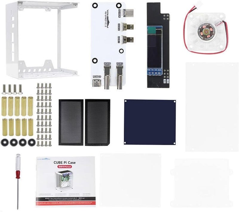 Basic Version NVMe SSD PCIe Metal Case with Tower Cooler and OLED Display for PC - Image 5