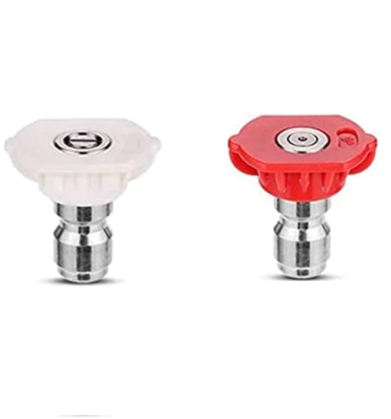 YUGMI SHOP YUGMI SHOP Multiple Degree Washer Spray Nozzle Tips Quick Pressure Washer Nozzle High Pressure Car Washer Machine Spray Nozzle Tips For Pressure Washer Nozzle Set  - Image 1