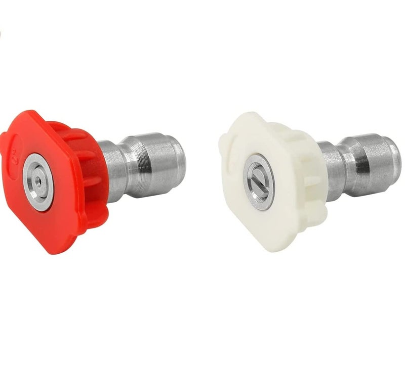 YUGMI SHOP YUGMI SHOP Multiple Degree Washer Spray Nozzle Tips Quick Pressure Washer Nozzle High Pressure Car Washer Machine Spray Nozzle Tips For Pressure Washer Nozzle Set  - Image 2