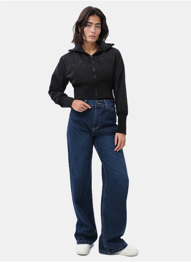 RAVIN Short Bomber Jacket with Elastic Waist  - Image 5