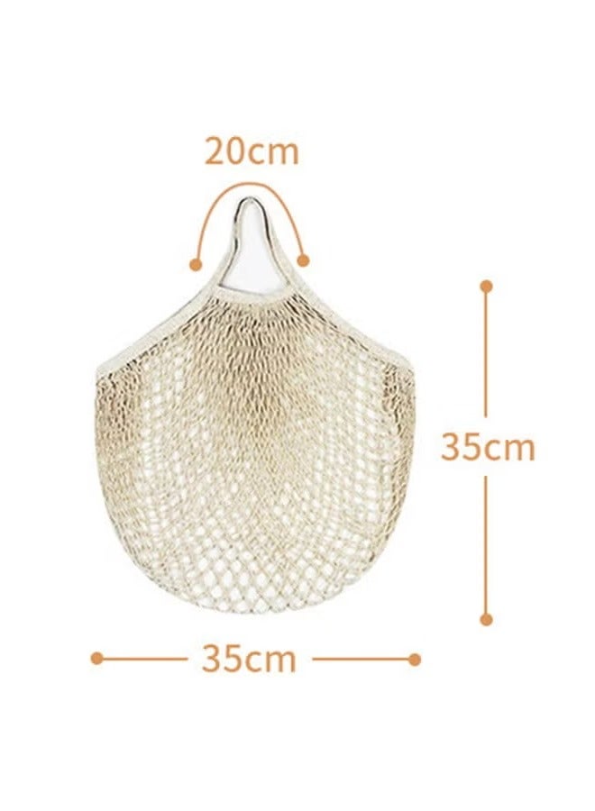 Hoasis Mesh Net Bag, String Storage Bag, Portable Fruit and Vegetable Bag, Cotton String Bags for Grocery Shopping - Image 2
