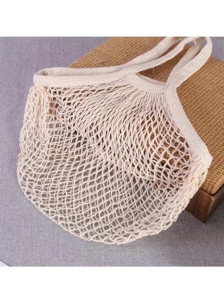 Hoasis Mesh Net Bag, String Storage Bag, Portable Fruit and Vegetable Bag, Cotton String Bags for Grocery Shopping - Image 3