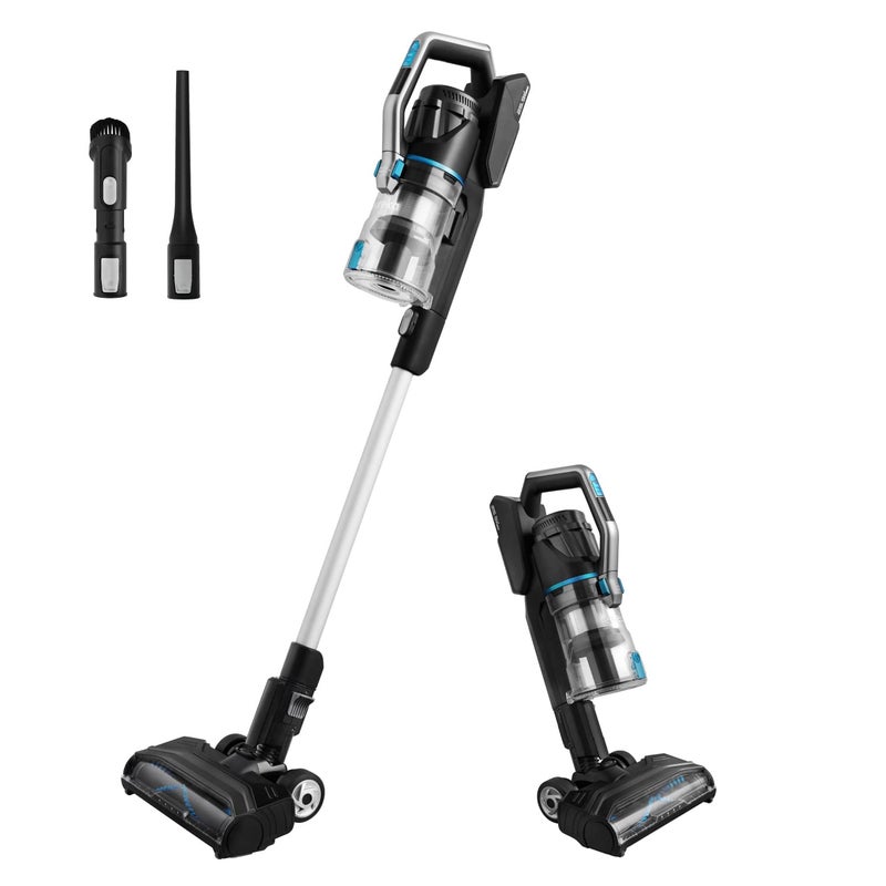 Eureka Lightweight Cordless Vacuum Cleaner, High Efficiency Powerful Motor LED Headlights, Convenient Stick and Handheld Vac, Black - Image 1