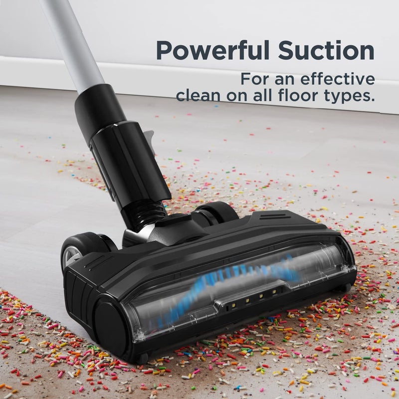 Eureka Lightweight Cordless Vacuum Cleaner, High Efficiency Powerful Motor LED Headlights, Convenient Stick and Handheld Vac, Black - Image 2