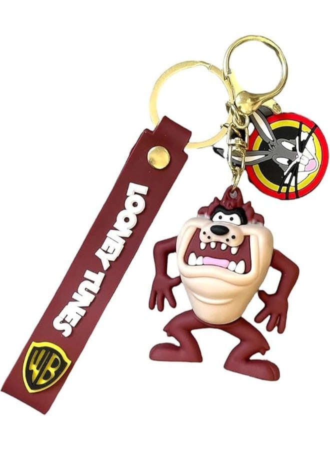 The silicone keychain with elegant cartoon designs is here to elevate your style while keeping your keys organized. - Image 1