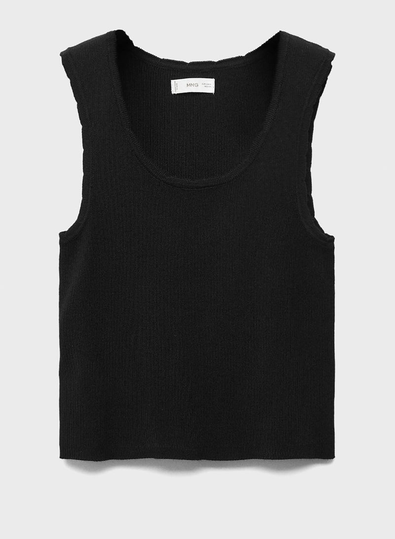 MANGO Youth Essential Strap Top  - Image 1