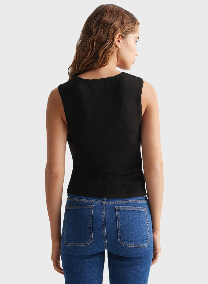 MANGO Youth Essential Strap Top  - Image 2