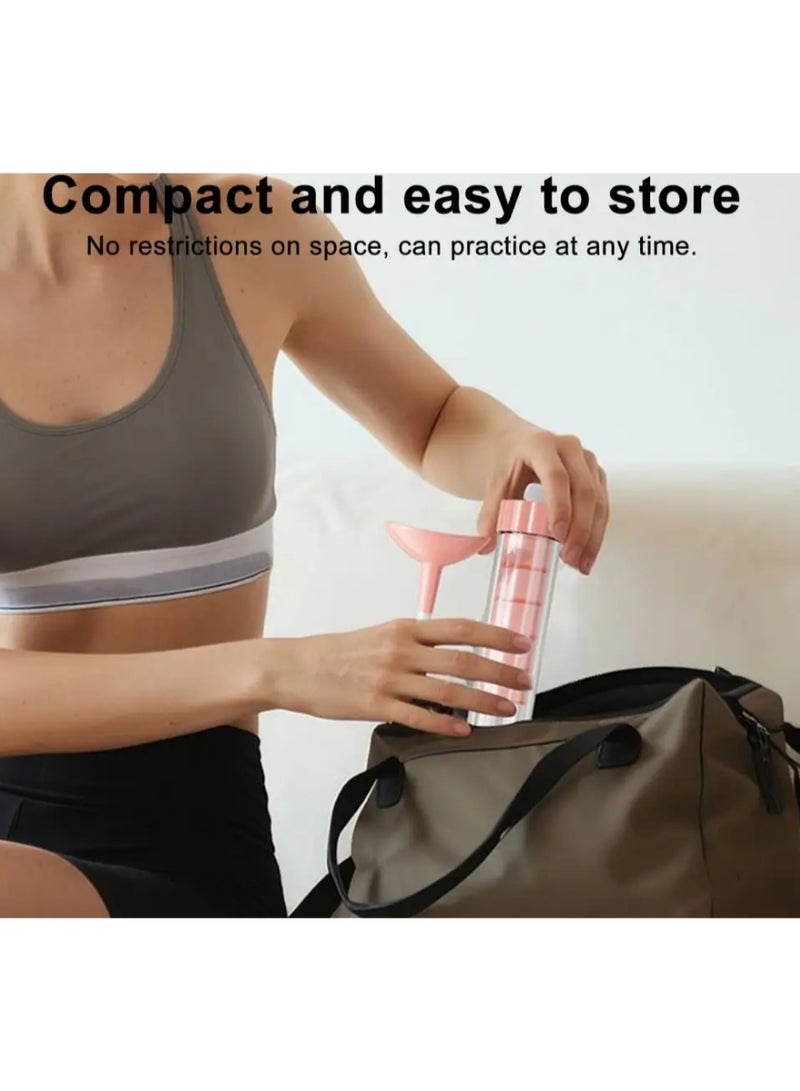 Breathing Dumbbell Trainer Weighted Fitness Equipment for Cardiopulmonary Endurance Core Strength and Abdominal Muscle Training with Mouthpiece - Image 4