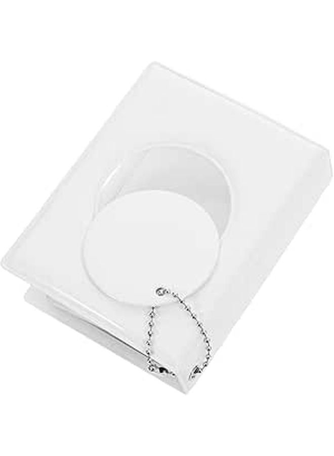 MAGICLULU Mini Round Card Holder Hollow Collector Album for Photos Postcards Souvenirs - Image 1