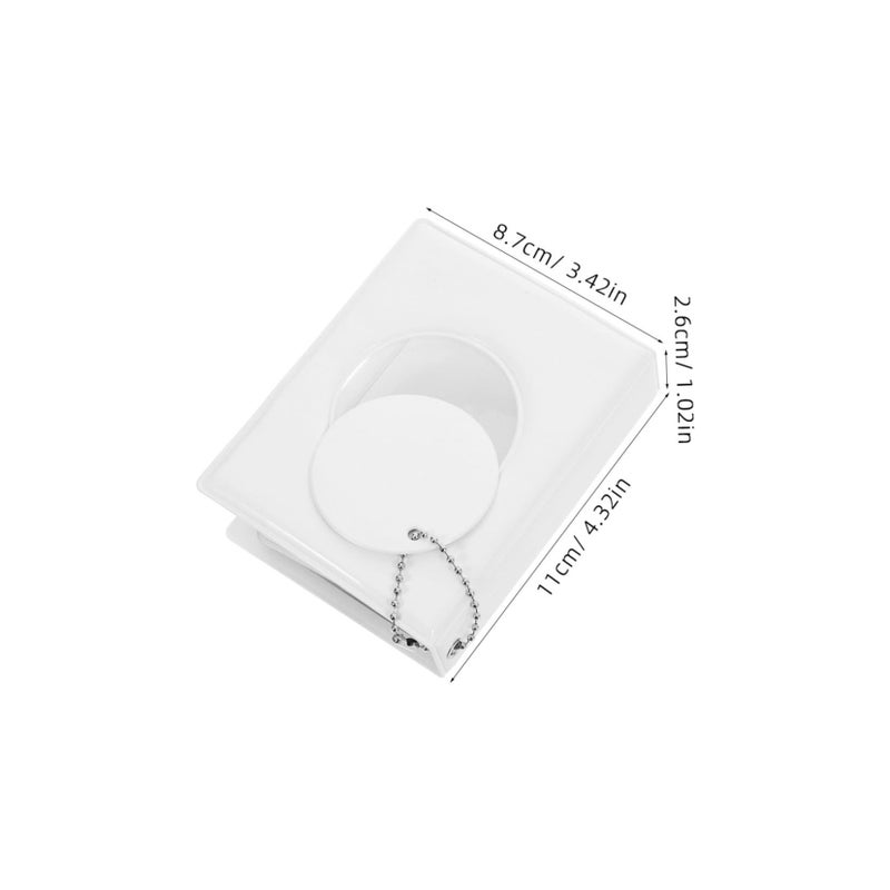 MAGICLULU Mini Round Card Holder Hollow Collector Album for Photos Postcards Souvenirs - Image 3