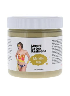 Liquid Latex Fashions Gold Liquid Latex 4Oz  - Image 1