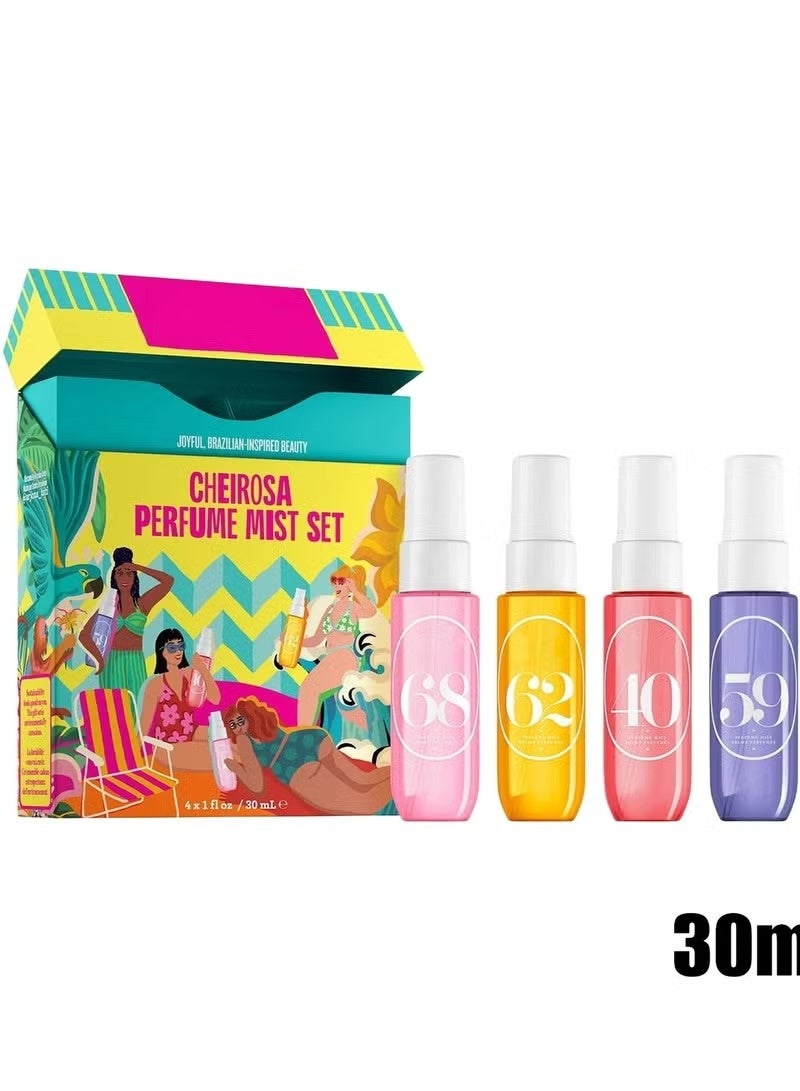 سول دي جينيرو مجموعة رذاذ عطر سول دي جانيرو - مجموعة العطور البرازيلية ’40 ’59 ’62 ’68، مجموعة هدايا بخاخ الجسم بحجم السفر 4 × 30 مل - Image 4