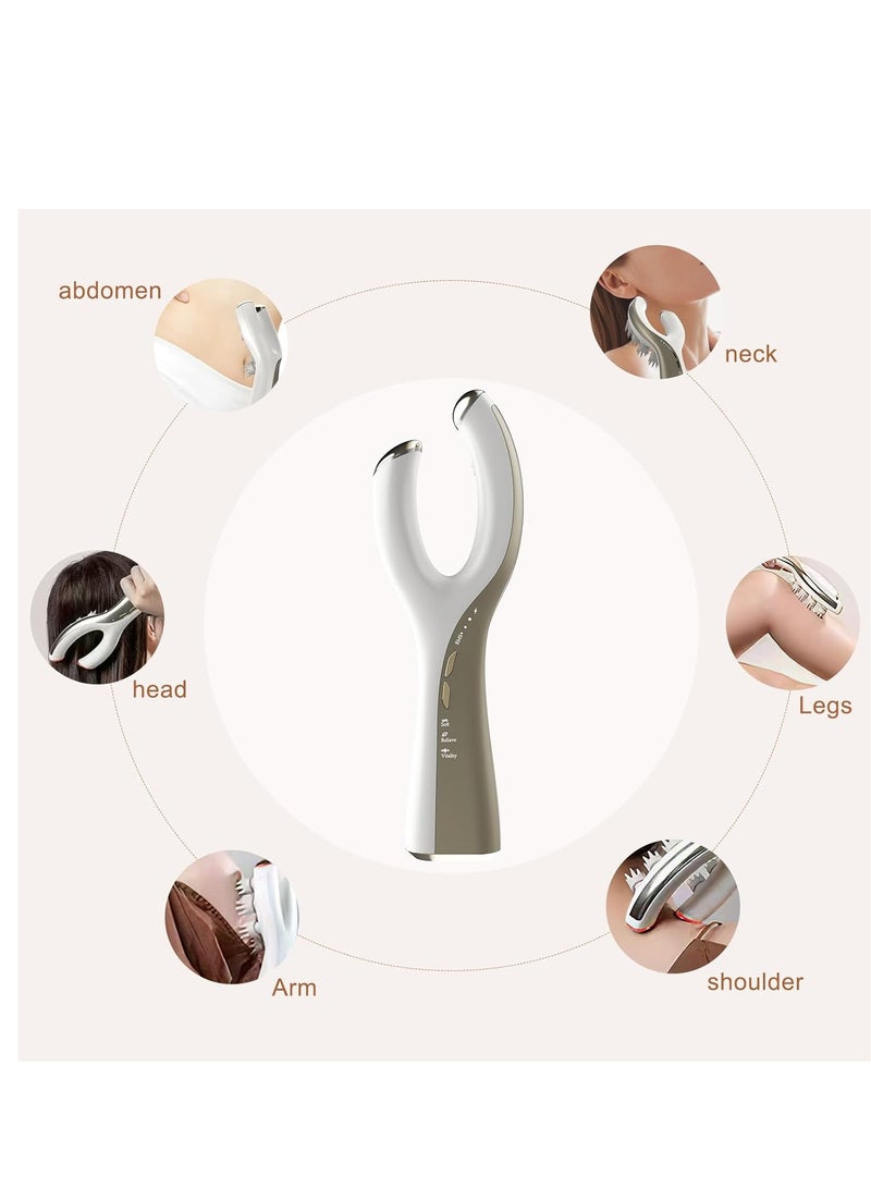 general Electric Scalp Massager, Handheld Head Massage Comb - with 64 massage nodes to promote hair growth and relieve stress - Image 2