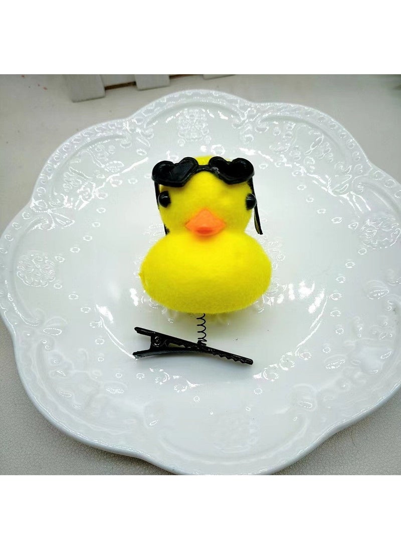 Generic Cute Bow Hat Rose Crown Dress Sunglasses Ear Camera Gold Chain Mask Duck Hair Clip Gift Love sunglasses duck