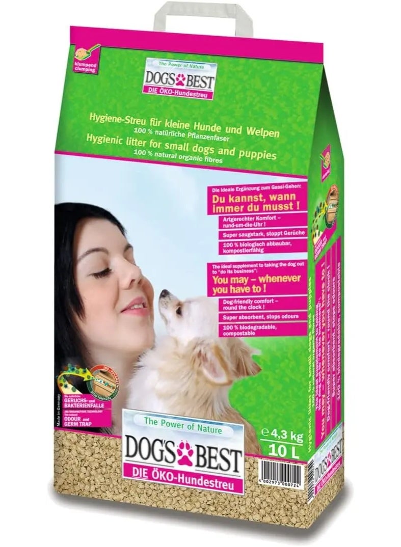 JRS RS Dogs Best -The Clumping ECO Dog Litter Volume: 10L, Weight: 4.3Kg - Image 1