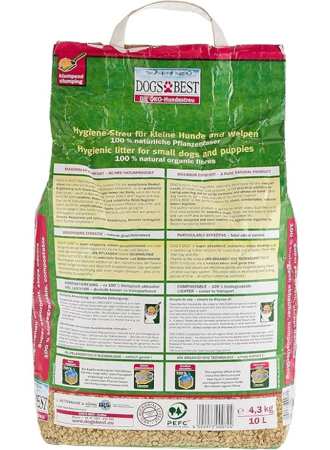 JRS RS Dogs Best -The Clumping ECO Dog Litter Volume: 10L, Weight: 4.3Kg - Image 2