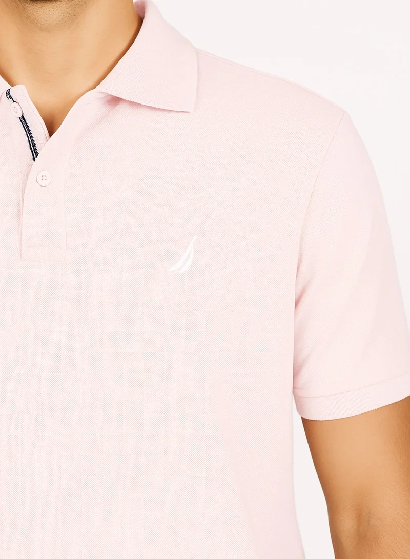 NAUTICA Basic Premium Cotton Logo Polo Shirt