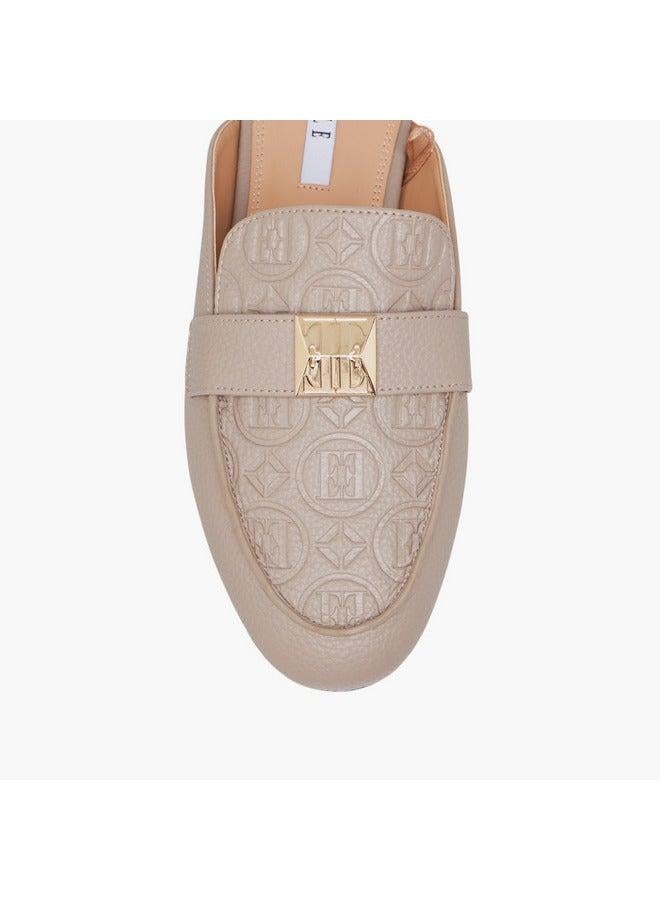 ايل أحذية نسائية سهلة الارتداء بنقوش وزخرفة معدنية - Image 4