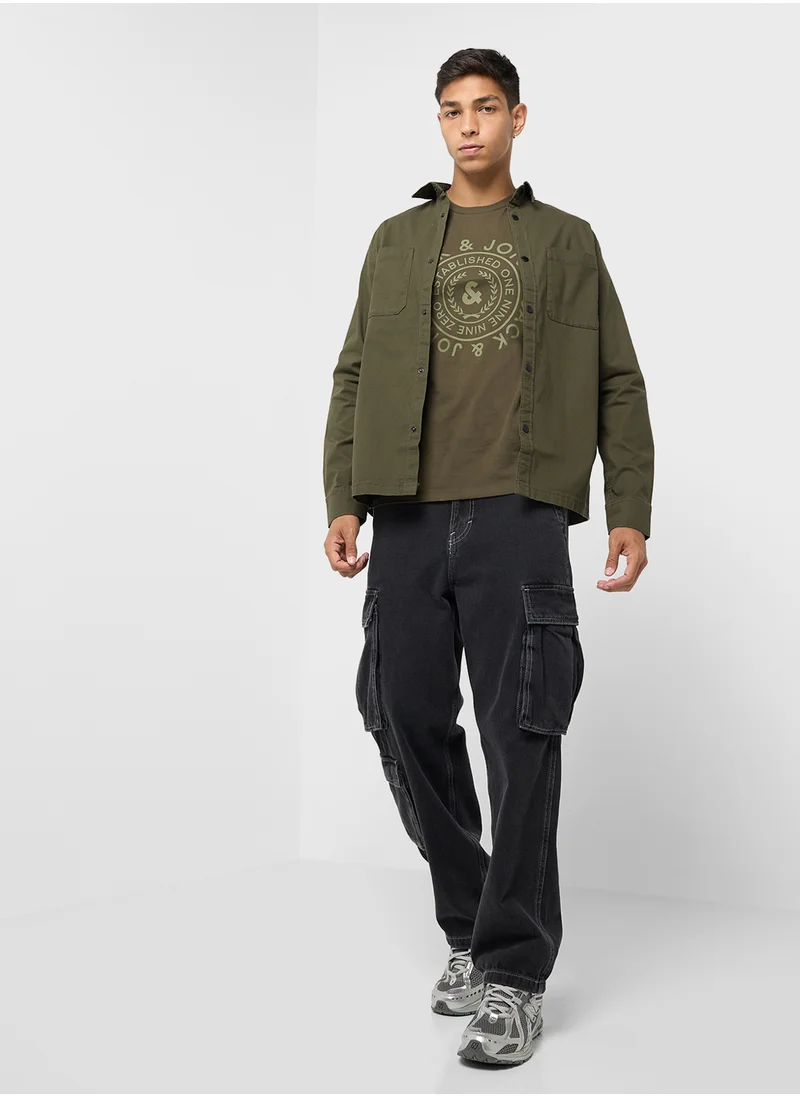 JACK & JONES Graphic Crew Neck T-Shirt