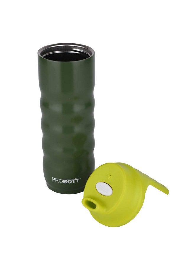 PROBOTT PROBOTT Thermosteel Spring Shaker for Protein Shake Gym 500ml - PB 500-30 (Pack of 2) (Green)  - Image 3