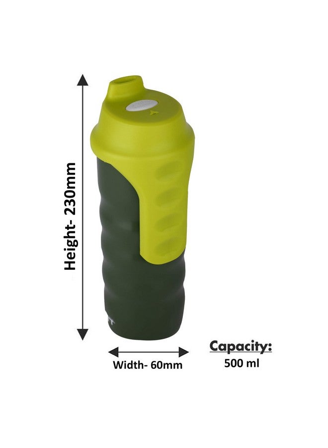 PROBOTT PROBOTT Thermosteel Spring Shaker for Protein Shake Gym 500ml - PB 500-30 (Pack of 2) (Green)  - Image 5