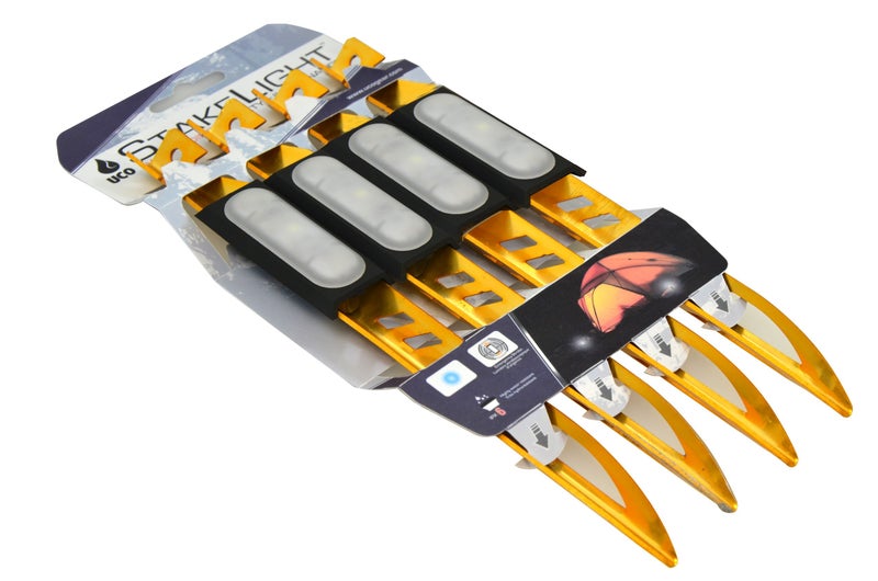 UCO StakeLight Tent Stake with LED Light and Emergency Strobe (Pack of 4),yellow - Image 5