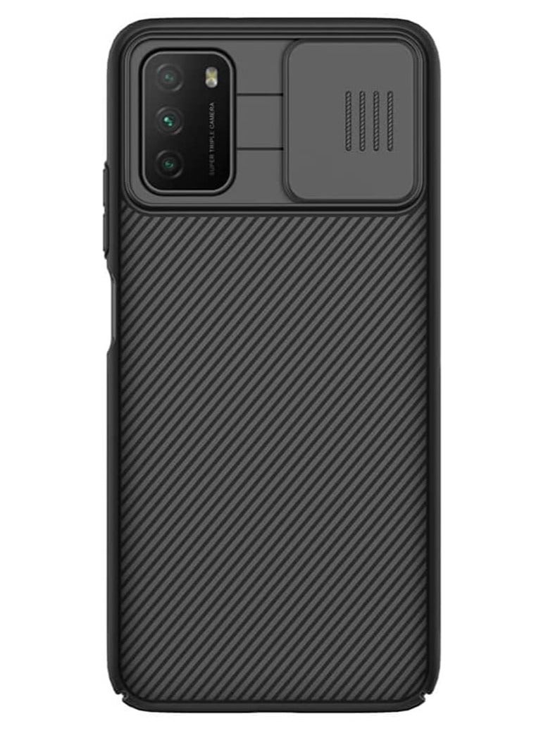 Nillkin CamShield Series Cover Case Designed For Xiaomi Poco M3 - Black - Image 1