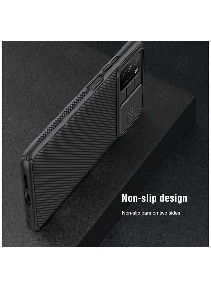 Nillkin CamShield Series Cover Case Designed For Xiaomi Poco M3 - Black - Image 2