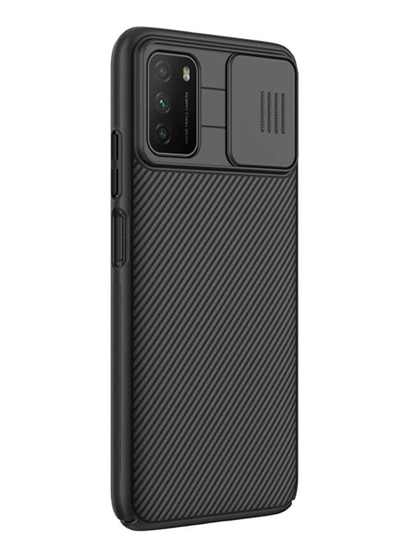 Nillkin CamShield Series Cover Case Designed For Xiaomi Poco M3 - Black - Image 5