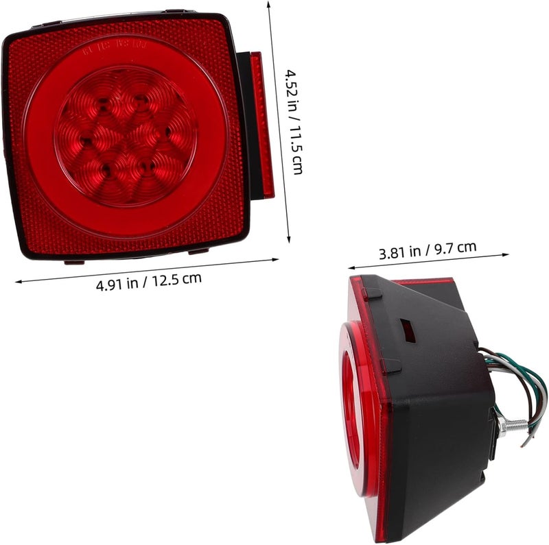 Globally popular elegant design ABOOFAN 2pcs Led Trailer Lights for Truck and Trailer Red Tail Light Assembly Automotive Tail Kit Room to room portable All-scene tailored quality Gulf climate tested upgraded quality Treated anti-rust metal Secure equipped warehouse Repeated use resistant selected material Trendy economical quality Coast & inland available All-round applied quality Reliable local delivery service Shock rubber edge No overseas transit wait Upgraded quality Solid anti-deform Long lifespan Most item matching trendy design Narrow & wide space compatible Economical varied sizing picks Wear resistant Practical design alternatives Gulf mainstream practical design Simple multifunctional build Global mainstream design picks Easy hand assemble compatible - Image 2