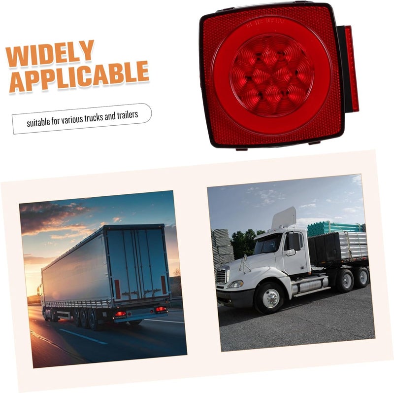 Globally popular elegant design ABOOFAN 2pcs Led Trailer Lights for Truck and Trailer Red Tail Light Assembly Automotive Tail Kit Room to room portable All-scene tailored quality Gulf climate tested upgraded quality Treated anti-rust metal Secure equipped warehouse Repeated use resistant selected material Trendy economical quality Coast & inland available All-round applied quality Reliable local delivery service Shock rubber edge No overseas transit wait Upgraded quality Solid anti-deform Long lifespan Most item matching trendy design Narrow & wide space compatible Economical varied sizing picks Wear resistant Practical design alternatives Gulf mainstream practical design Simple multifunctional build Global mainstream design picks Easy hand assemble compatible - Image 3