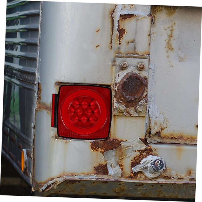 Globally popular elegant design ABOOFAN 2pcs Led Trailer Lights for Truck and Trailer Red Tail Light Assembly Automotive Tail Kit Room to room portable All-scene tailored quality Gulf climate tested upgraded quality Treated anti-rust metal Secure equipped warehouse Repeated use resistant selected material Trendy economical quality Coast & inland available All-round applied quality Reliable local delivery service Shock rubber edge No overseas transit wait Upgraded quality Solid anti-deform Long lifespan Most item matching trendy design Narrow & wide space compatible Economical varied sizing picks Wear resistant Practical design alternatives Gulf mainstream practical design Simple multifunctional build Global mainstream design picks Easy hand assemble compatible - Image 5