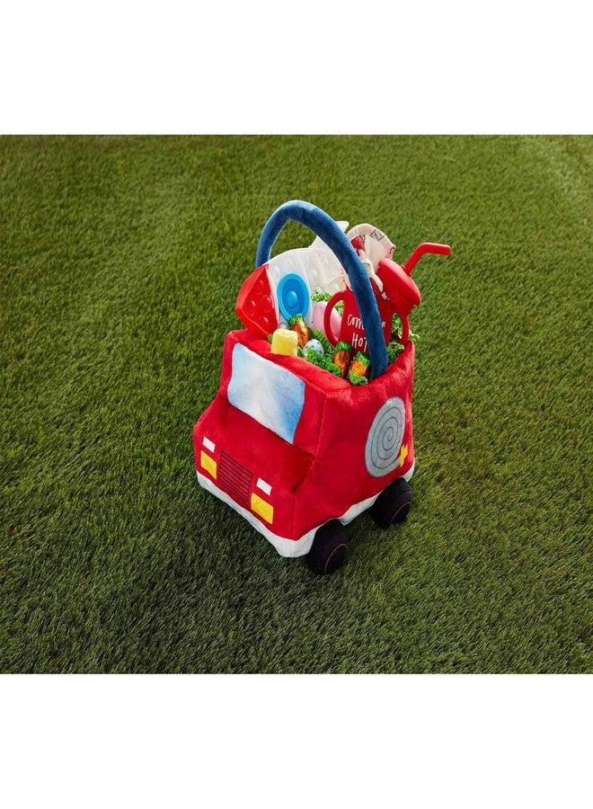 Mud Pie Kids Fire Truck Easter Basket - Image 4