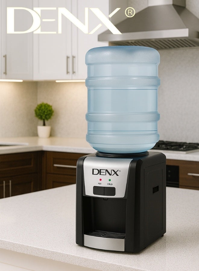 DENX DX3404 Water Dispenser – Compact Hot & Cold Electronic Cooling | 15°C Cooling & 95°C Heating | Top Loading, Food-Grade Silicone Tubes, Ideal for Home, Office & Bedrooms - Image 2
