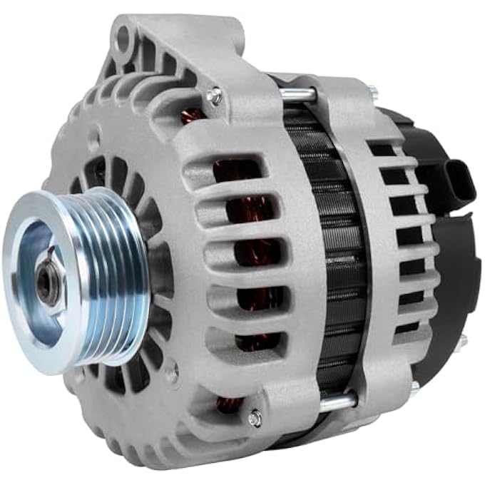 ASAPE New Alternator Fit for 2009 for Cadillac Escalade 6.0L 2007-2013 for Chevrolet Silverado 1500 4.3L 2007-2009 for Chevrolet Tahoe 4.8L, Replace OE 8301 - Image 1