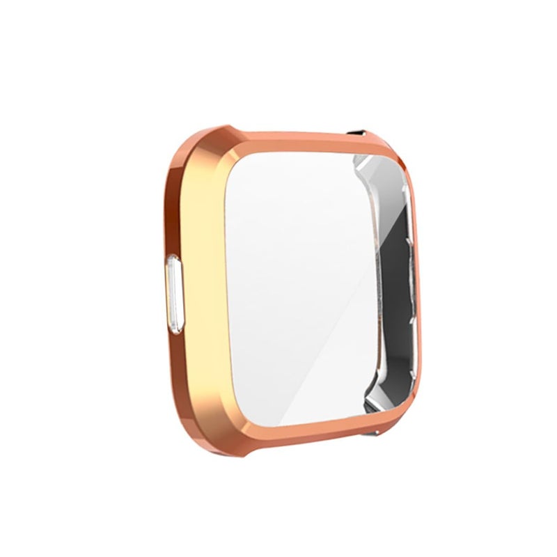 Rose Gold TPU Watch Protective Frame Anti Scratch Smartwatch Case Drop Resistant Shell 4.3x4.3 cm - Image 1