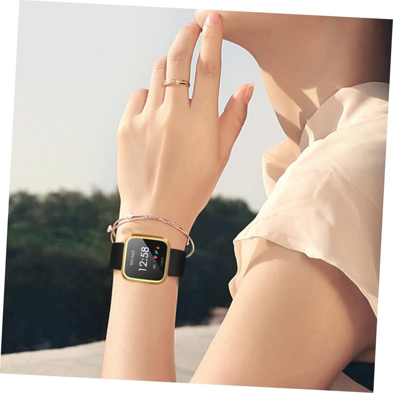 Rose Gold TPU Watch Protective Frame Anti Scratch Smartwatch Case Drop Resistant Shell 4.3x4.3 cm - Image 5