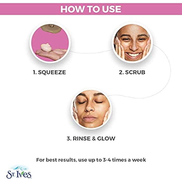 St. Ives Radiant Skin Face Scrub For Dull Skin Pink Lemon and Mandarin Orange Dermatologist-Tested Face Wash Scrub With 100 percent Natural Exfoliants 6 oz - Image 5