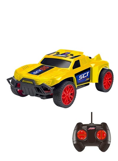 gearbox Kool Speed 1:24 R/C Dune Blasters Rally Truck Remote Control Toys For Kids 3 Years+ (Yellow)