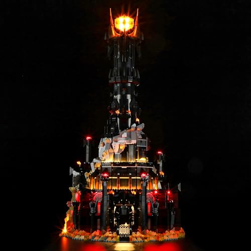 YEABRICKS LED Light for 10333 Icons The Lord of The Rings Baraddr Building Blocks Model Building Set NOT Included - Image 1