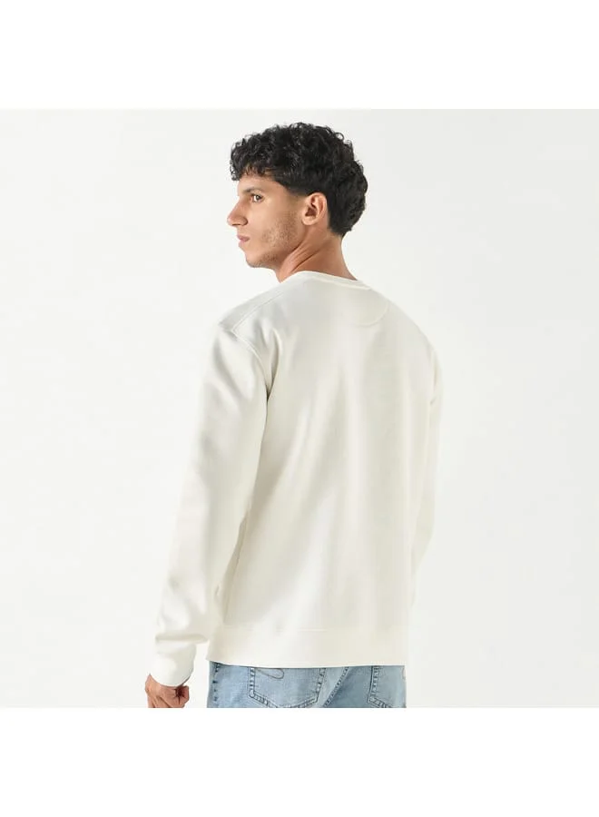 Lee Cooper Lee Cooper Printed Sweatshirt with Long Sleeves