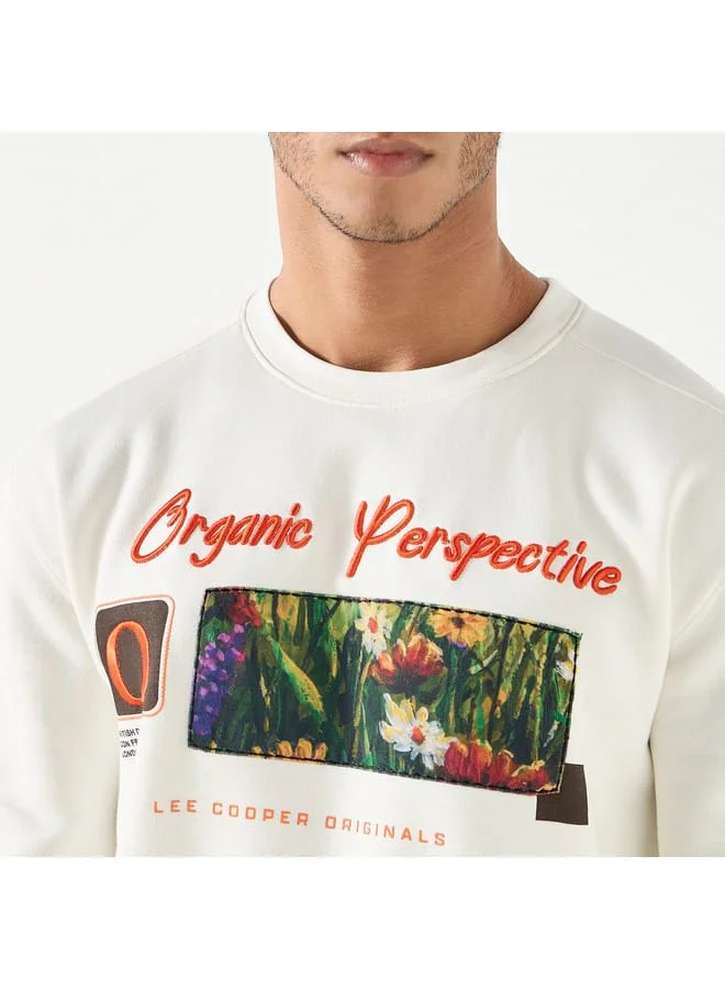 Lee Cooper Lee Cooper Printed Sweatshirt with Long Sleeves