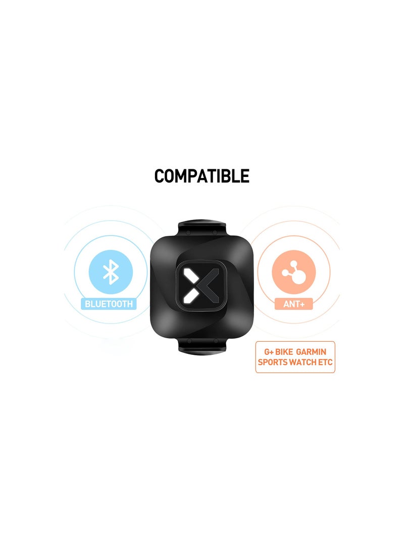 Generic - ANT+ & Bluetooth 4.0 Dual Mode Cadence/Speed Sensor for Indoor/Outdoor Cycling, IPX7 Waterproof Bike Computer, Compatible with Wahoo Fitness, Zwift, and Strava for Road, MTB, and Spinning Bikes. - Image 1