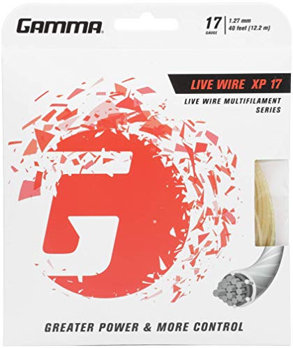 Gamma Live Wire XP 17G Tennis String Natural - Image 1