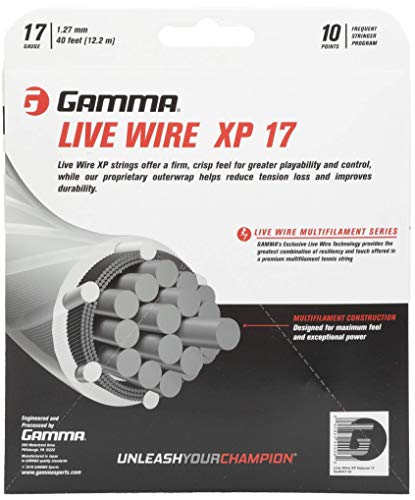 Gamma Live Wire XP 17G Tennis String Natural - Image 3