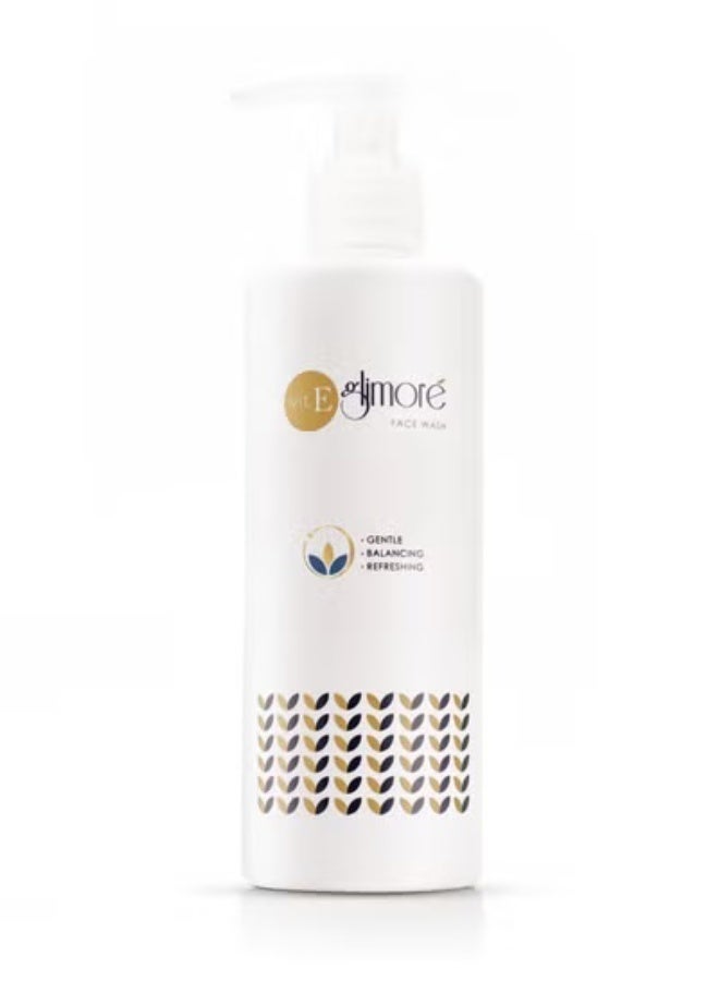 Glimore Face Wash 250 ml – Deep Cleansing & Makeup-Removing Gel – Hydrating Oat & Sweet Almond Oil – Non-Drying, pH-Balanced – Gentle Daily Cleanser for All Skin Types – with Calming Ylang-Ylang - Image 1