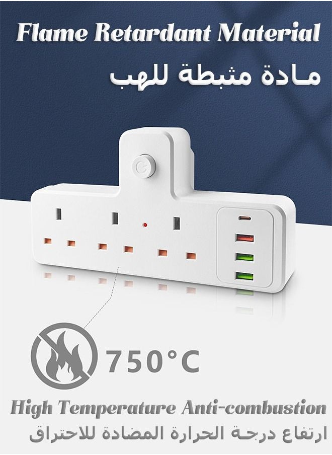 MITOYO Multi Plug Outlet Expander - Wall Plug - High Security Converter Socket - Wireless Power Strip - Outlet Splitter  - Image 4