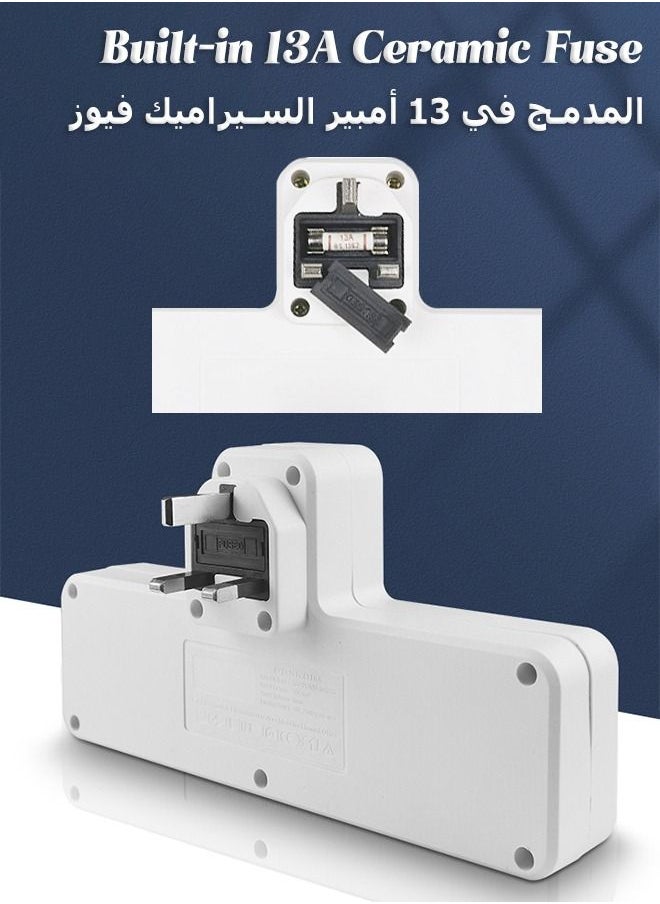 MITOYO Multi Plug Outlet Expander - Wall Plug - High Security Converter Socket - Wireless Power Strip - Outlet Splitter  - Image 5